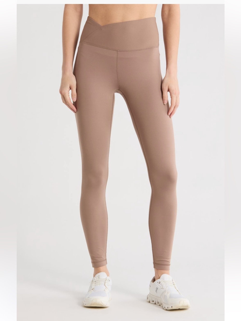 Yogalicious Nola Leggings Tiramisu High Rise Extra Large Ribbed